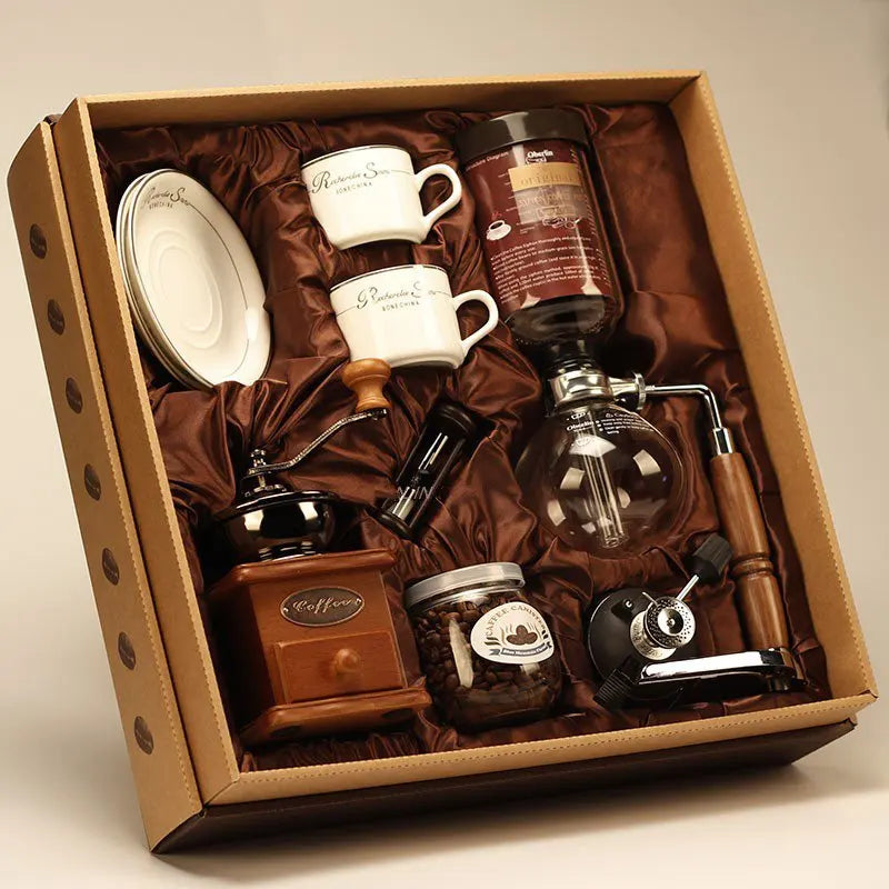 Retro Bean Grinder & Siphon Pot