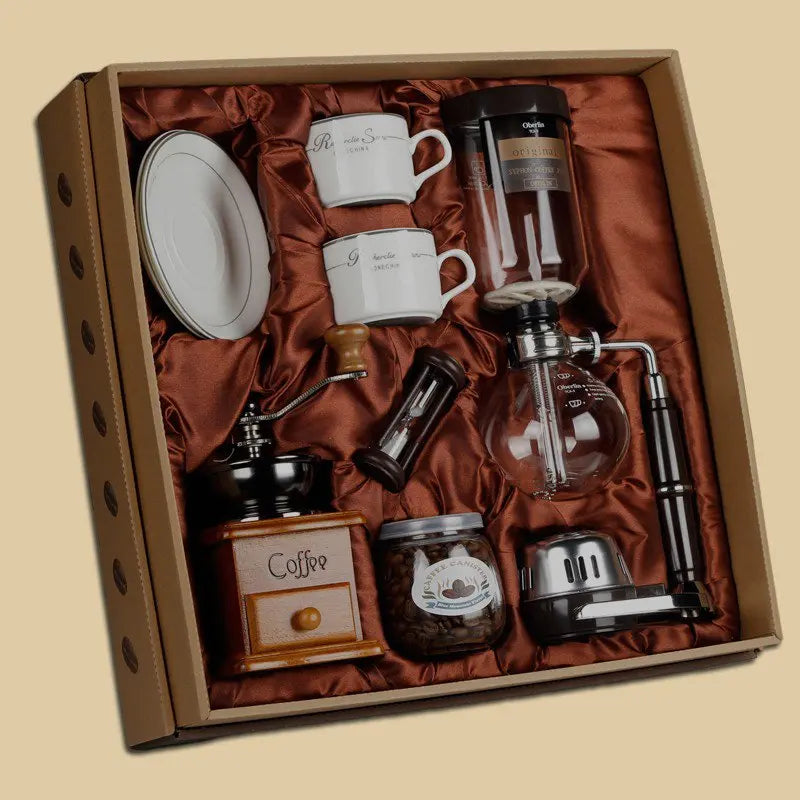 Retro Bean Grinder & Siphon Pot