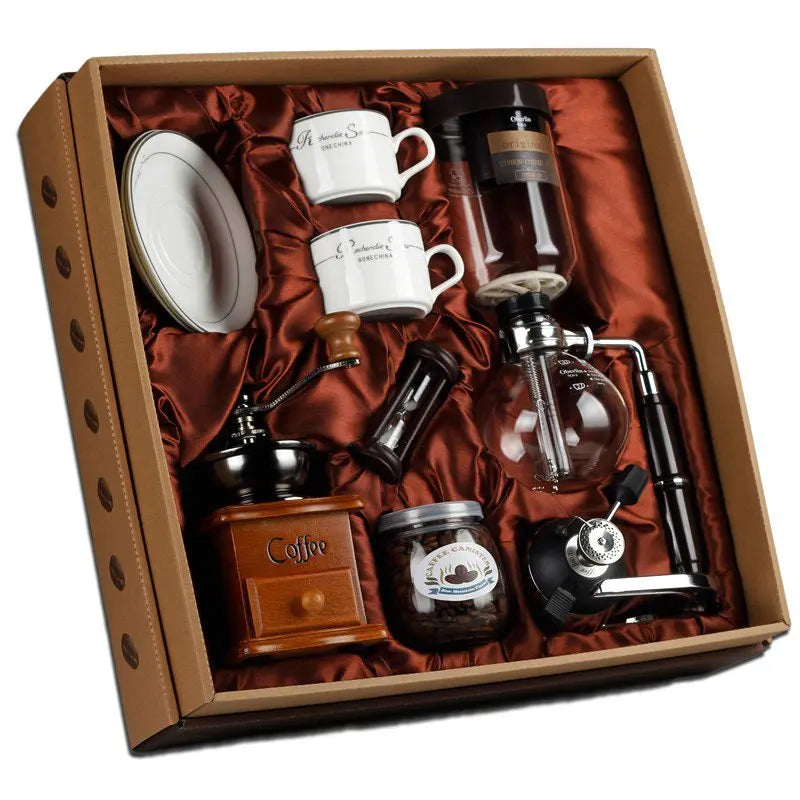 Retro Bean Grinder & Siphon Pot