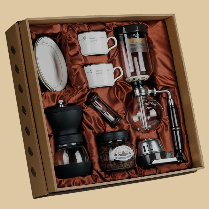 Retro Bean Grinder & Siphon Pot